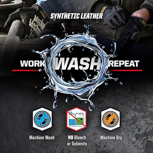 Mechanix Wear: The Original Work Glove with Secure Fit, Synthetic Leather Performance Gloves for Multi-Purpose Use, Durable, Touchscreen Capable Safety Gloves for Men (Red, Medium) - Image 5